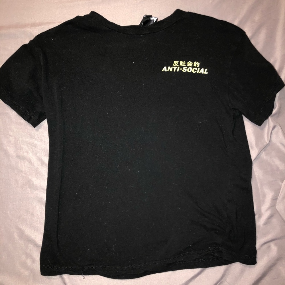 Anti social thin light weight shirt